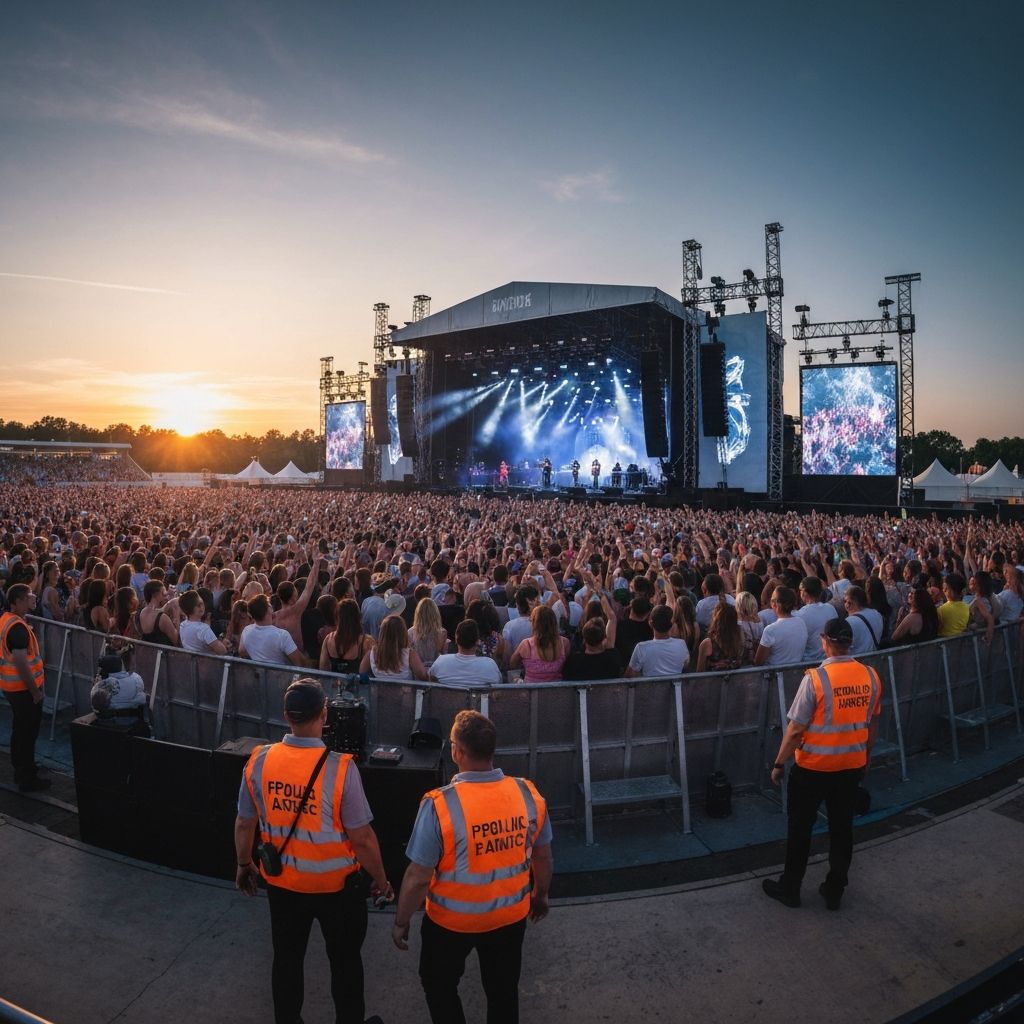 Staff Tracking for Concerts & Large Events